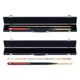 PRO147 PRO MATCH Red 2 Piece Centre Joint Pool Snooker Cue and Case Set 9.5mm Tip
