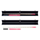 PRO147 Flamingo 3/4 Joint Snooker and Pool Cue and Case Set with 9.5mm Red Layered Pro Tip PRO147