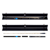 PRO147 Apollo 58 Inch 3/4 Jointed Hand Spliced Premium Snooker and Pool Cue and Case Set 9.5mm Tip