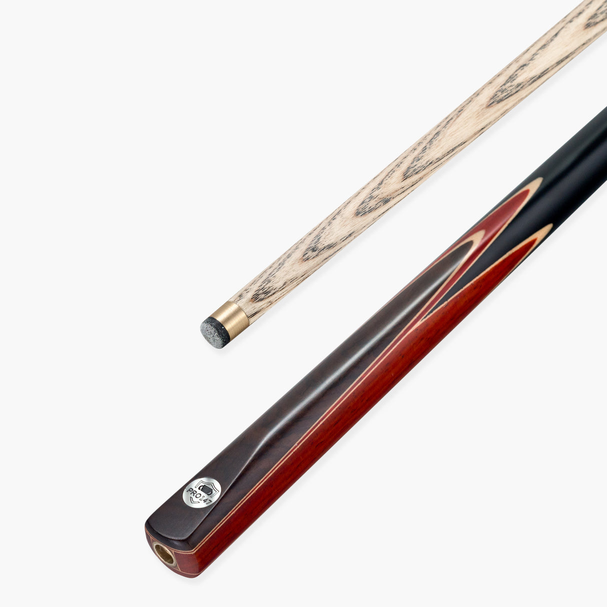 PRO147 RED DEVIL 2 Piece Centre Joint Snooker and Pool Cue 9.5mm Tip