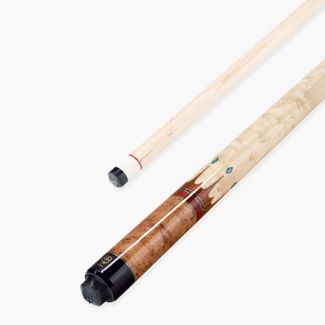 McDermott COCOBOLO CROWN Hand Crafted G-Series American Pool Cue 13mm tip – G407 McDermott