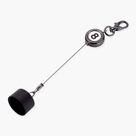 8 Ball Retractable Chalk Holder Cue + Case