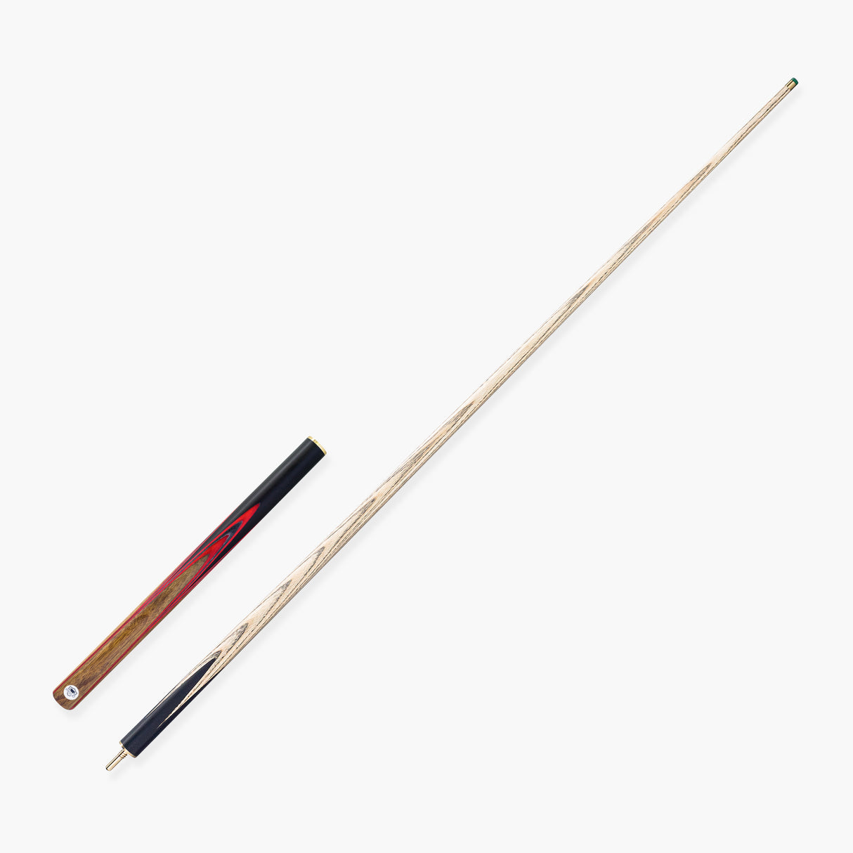 PRO147 Pearl Series Red Flash 3/4 Joint Cue and Case Set with 9.5mm Professional Layered Leather Tip PRO147