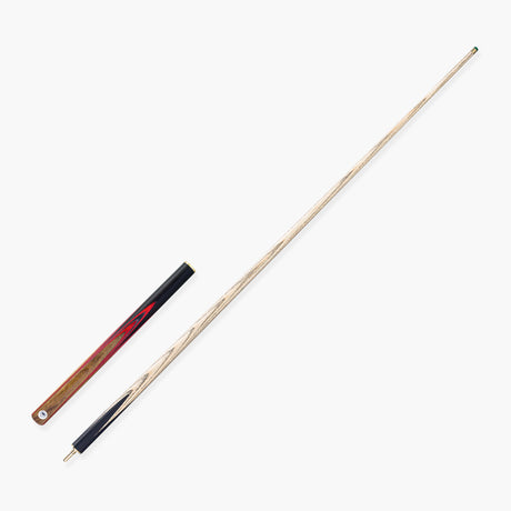 PRO147 Pearl Series Red Flash 3/4 Joint Cue and Case Set with 9.5mm Professional Layered Leather Tip PRO147