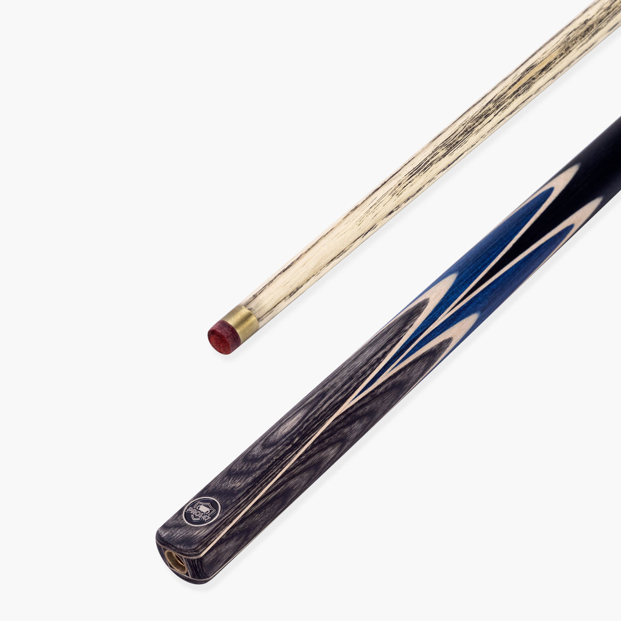 PRO147 Vortex 57 Inch 2 Piece Snooker and Pool Cue with 9.5mm Red Layered Professional Tip