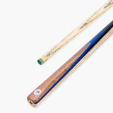 PRO147 Pro Match Sapphire 2 Piece Snooker and Pool Cue 9.5mm Green Layered Tip