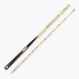 PRO147 Pro Match Walnut 2 Piece Snooker Pool Cue and Case Set 9.5mm Tip