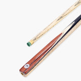 PRO147 Pro Match Rosewood 2 Piece Snooker and Pool Cue 9.5mm Green Layered Tip