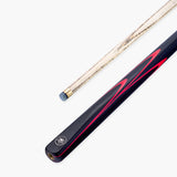 PRO147 Apollo 58 Inch 3/4 Jointed Hand Spliced Premium Snooker and Pool Cue 9.5mm Tip