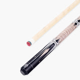 Jonny 8 Ball Harpoon 58 Inch 2 Piece American Pool Cue with Birch Shaft and 13mm Layered Tip
