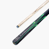 PRO147 Apollo 58 Inch 3/4 Jointed Hand Spliced Premium Snooker and Pool Cue 9.5mm Tip