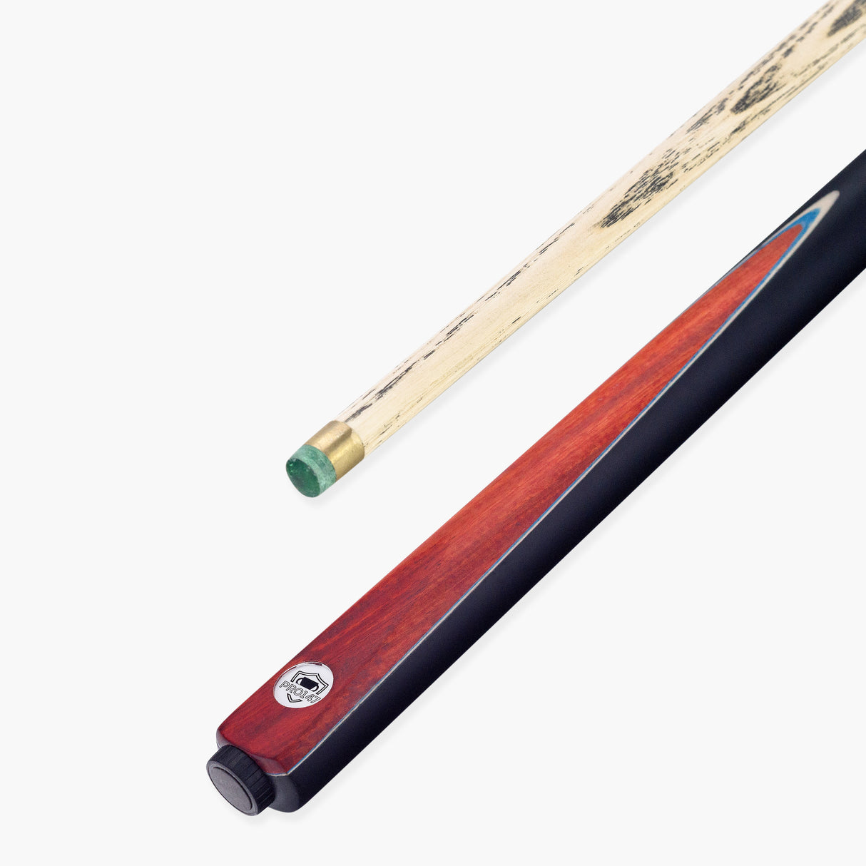 PRO147 PRO MATCH Red 2 Piece Centre Joint Matching Ash Pool Snooker Cue 9.5mm Tip