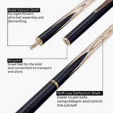 PRO147 Pearl Series Zebra 3/4 Joint Cue with 9.5mm Professional Red Leather Tip
