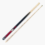 Kudos Bullet 2 Piece Centre Joint Ash Snooker Pool Cue and Case Set with 9.5mm Tip