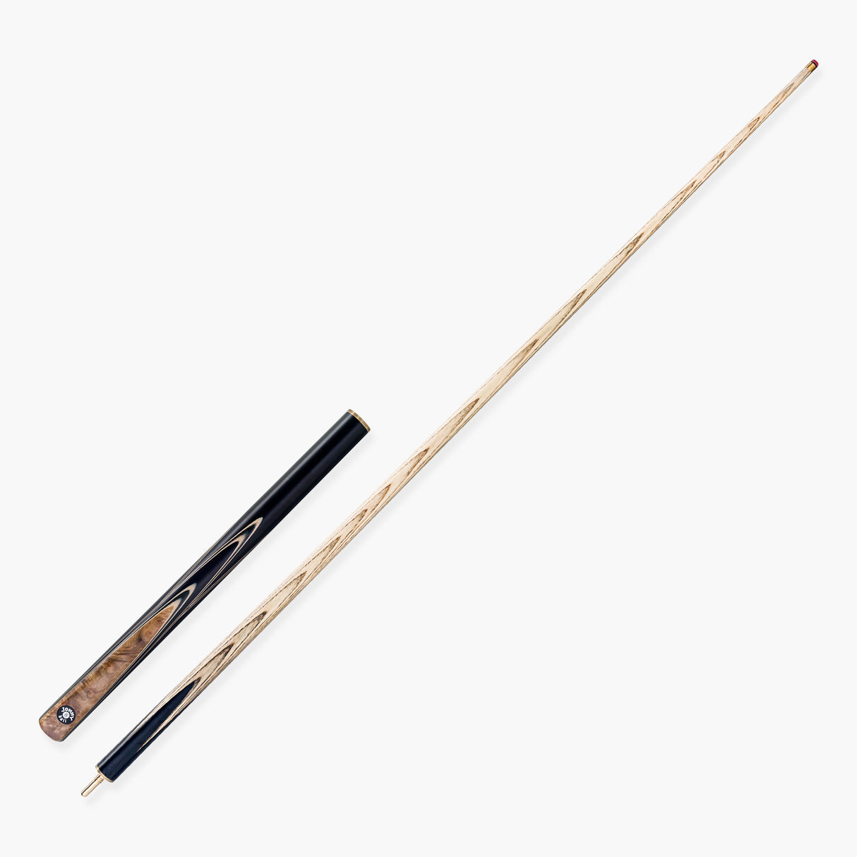 Jonny 8 Ball Pearl Series Gold Burl 3/4 Joint Cue and Case Set with 9mm Professional Layered Leather Tip