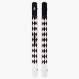 Baize Master 3/4 Joint 2 Slot DIAMONDS Luxury Round End Case with Studs - Holds 1 x ¾ Cue + Extensions and Accessories