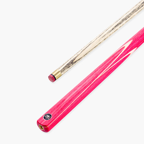 PRO147 Flamingo 3/4 Jointed Snooker and Pool Cue with 9.5mm Red Layered Pro Tip PRO147