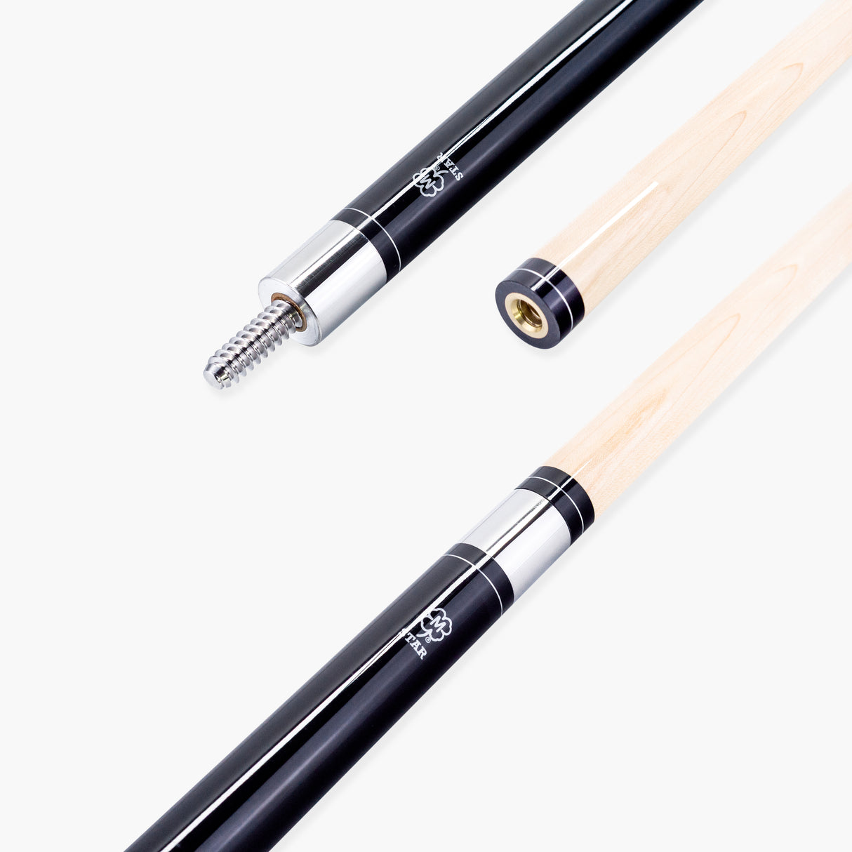McDermott Star Series American Pool 3 Piece Break and Jump Cue with 13mm Phenolic Tip – S2