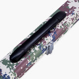 Camouflage Design 1 Piece 2 Slot Aluminium Snooker and Pool Cue Case - Holds 2 Cues
