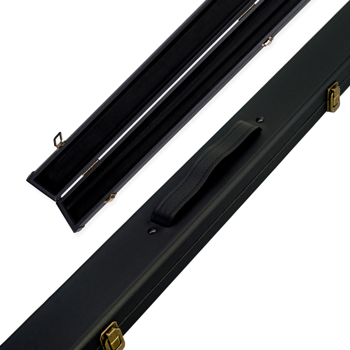 Kudos Flaming Tiger 57 Inch One Piece English Pool Cue and Case Set 8.5mm Tip