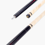 Jonny 8 Ball Harpoon 58 Inch 2 Piece American Pool Cue and Case Set 13mm Layered Tip
