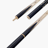 Jonny 8 Ball Pearl Series Gold Burl 57 Inch 3/4 English Pool Cue with 9mm Professional Red Layered Tip