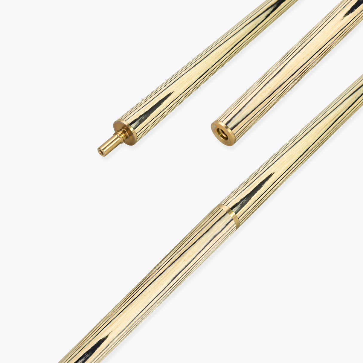 Jonny 8 Ball Walnut 57 Inch Two Piece English Pool Cue with UV Printed Ash Shaft and 8.5mm Red Layered Tip