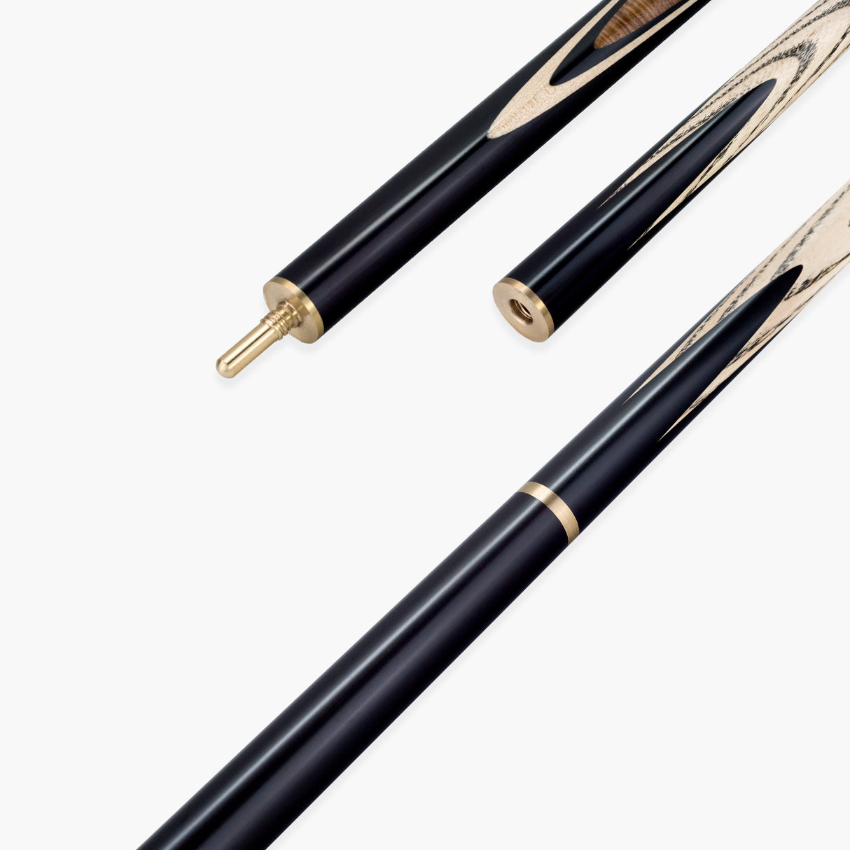 Britannia Sidewinder Traditional Hand Spliced 3/4 Jointed English Pool Cue 8.5mm Tip