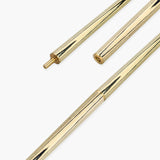 Jonny 8 Ball Walnut 57 Inch Two Piece English Pool Cue and Case Set 8.5mm Red Layered Tip