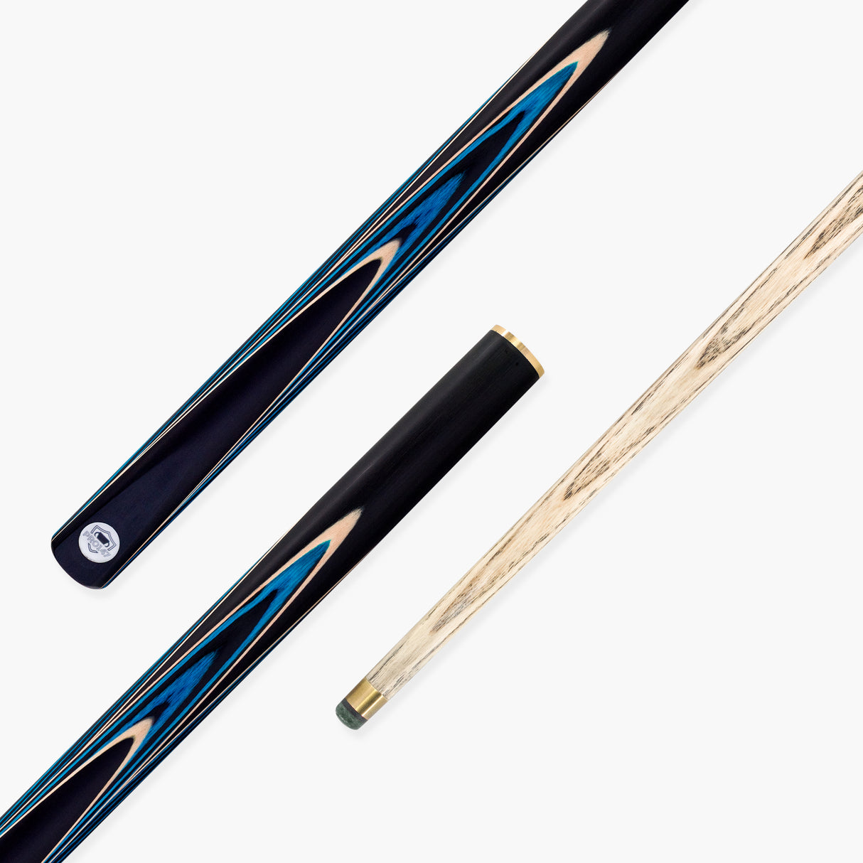 PRO147 Azure Pearl 3/4 Joint Cue with 9.5mm Professional Layered Leather Tip