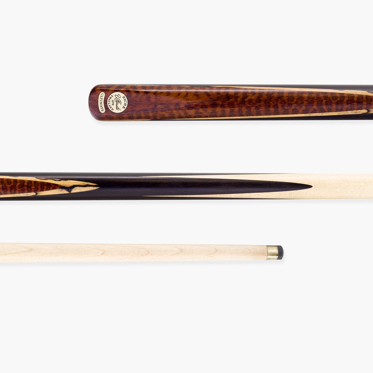 Niche Cues Thailand One Piece Snooker Cue 9.5mm Tip - Ultimate Maple