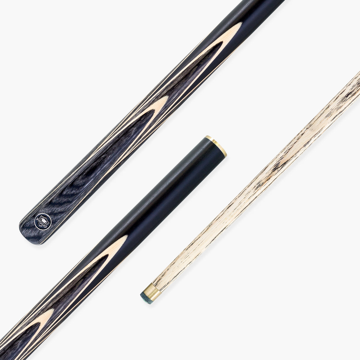 PRO147 Apollo 58 Inch 3/4 Jointed Hand Spliced Premium Snooker and Pool Cue 9.5mm Tip