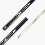 PRO147 Apollo 58 Inch 3/4 Jointed Hand Spliced Premium Snooker and Pool Cue 9.5mm Tip