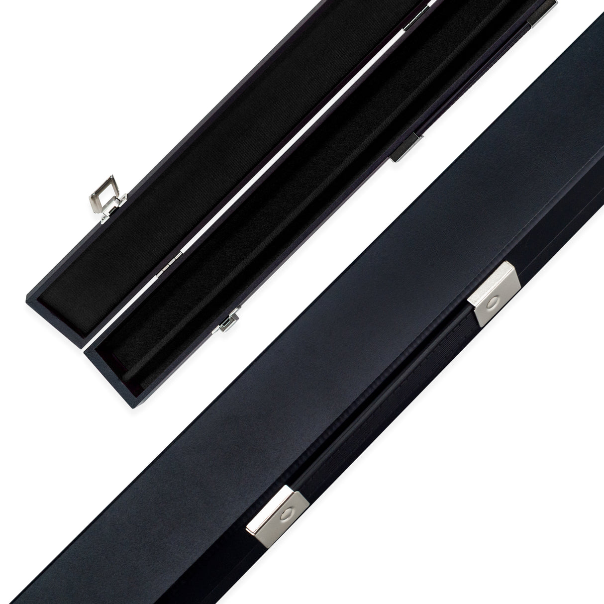 Baize Master Crombie 2 Piece 57 Inch English Pool Cue and Case Set with 8.5mm Red Layered Tip
