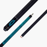 McDermott Defy Carbon Fiber Teal Pearl G-Series American Pool Cue 12.5mm tip – G213 - D12.5