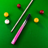 PRO147 Pink Windsor 3/4 Joint Snooker and Pool Cue 9.5mm Red Layered Tip