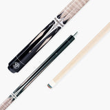 Jonny 8 Ball Harpoon 58 Inch 2 Piece American Pool Cue and Case Set 13mm Layered Tip