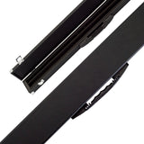 Jonny 8 Ball Walnut 57 Inch Two Piece English Pool Cue and Case Set 8.5mm Red Layered Tip