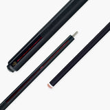 McDermott Defy Carbon Fiber Red Beam G-Series American Pool Cue 12.5mm tip – G521R - D12.5