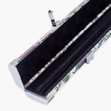 Camouflage Design 1 Piece 2 Slot Aluminium Snooker and Pool Cue Case - Holds 2 Cues