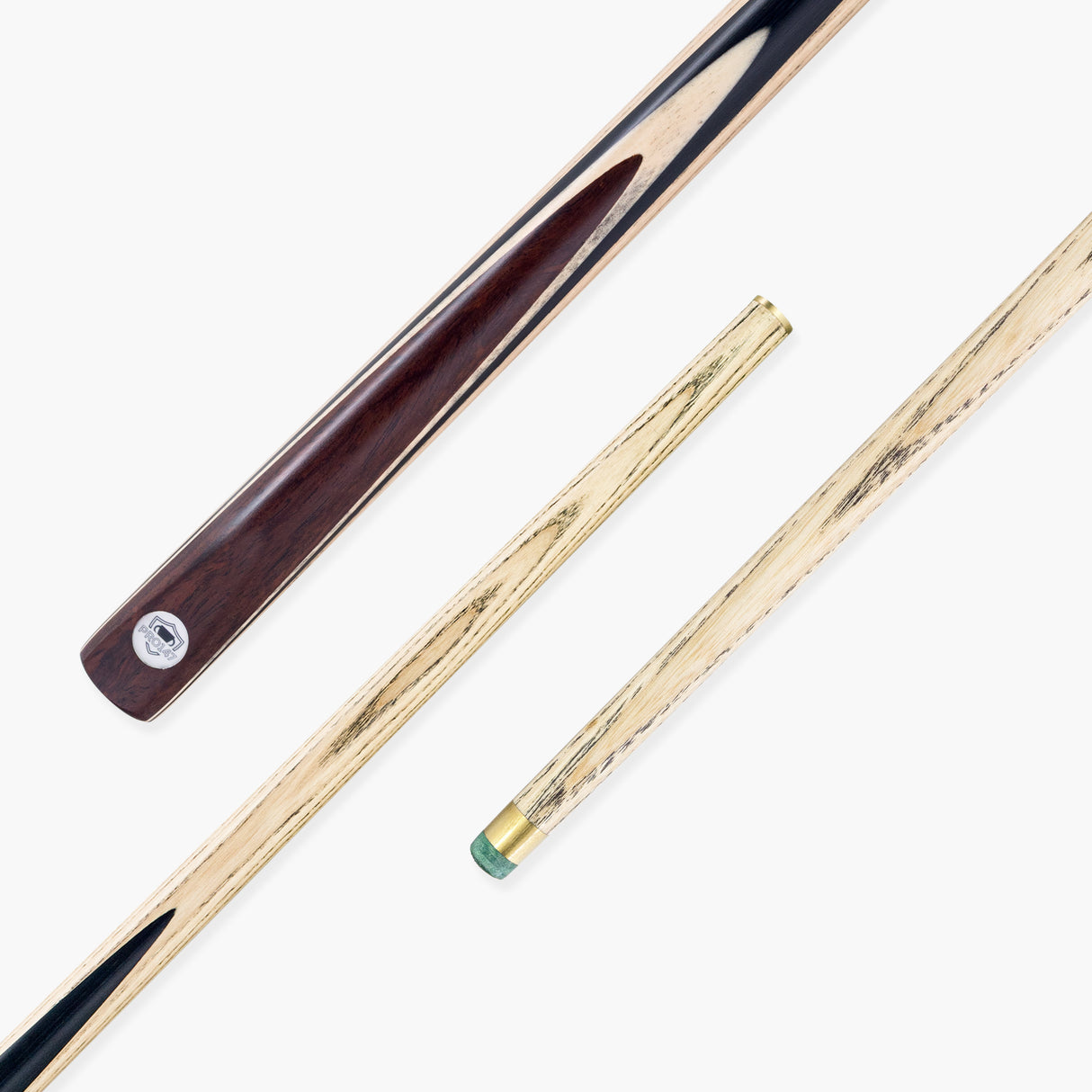 PRO147 Pro Match Walnut 2 Piece Snooker Pool Cue and Case Set 9.5mm Tip