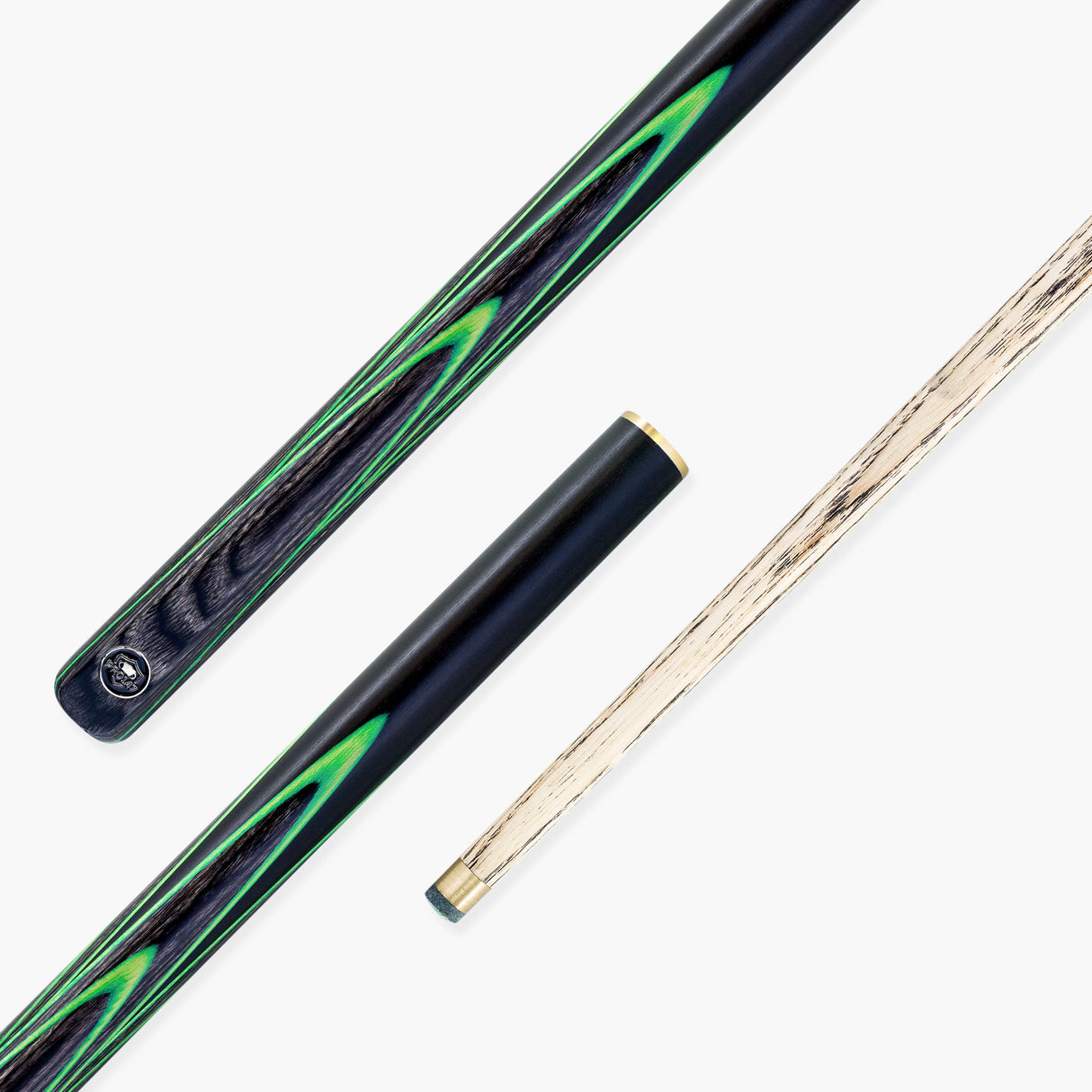 PRO147 Apollo 58 Inch 3/4 Jointed Hand Spliced Premium Snooker and Pool Cue and Case Set 9.5mm Tip