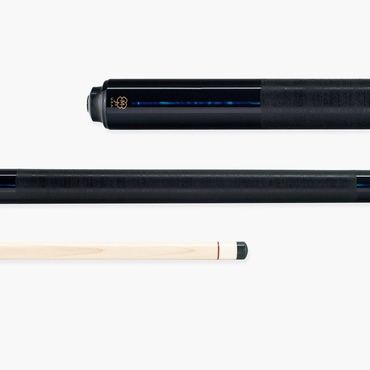 McDermott Hand Crafted BLUE BEAM G-Series American Pool Cue 13mm tip – G521B
