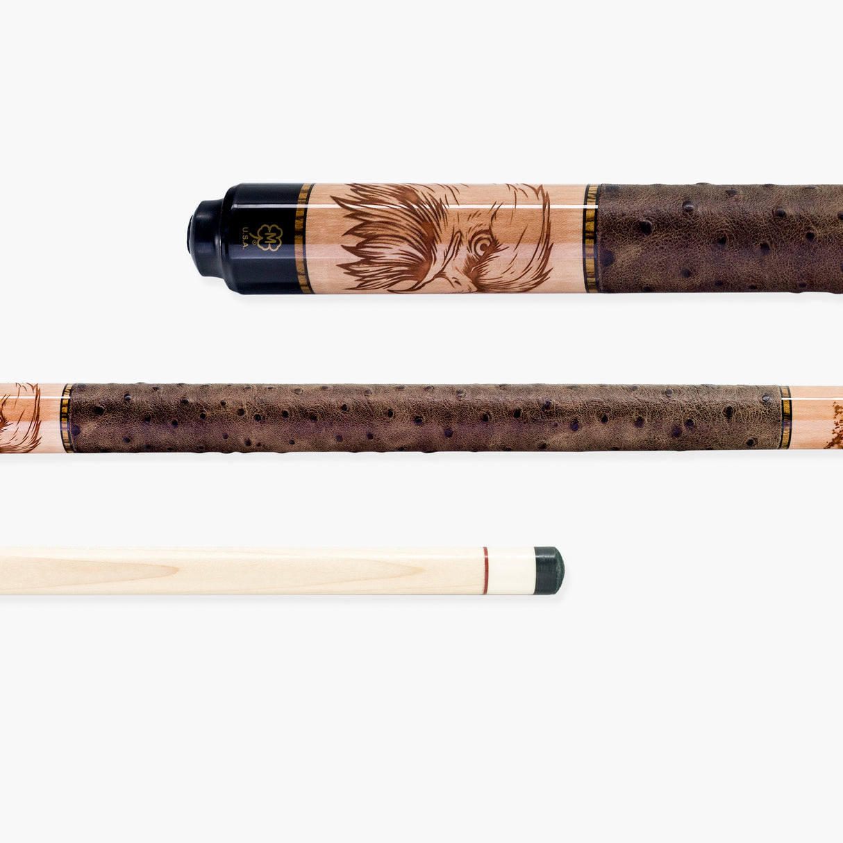 McDermott Hand Crafted Birds of Prey G-Series American Pool Cue 13mm tip – G438