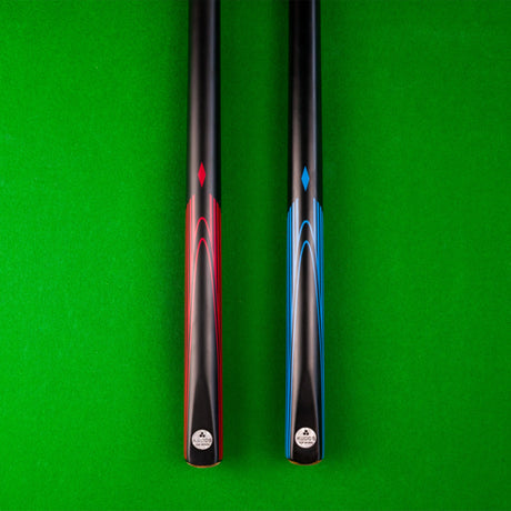 Kudos DIAMOND 57 Inch 2 Piece Matching Ash Grain Snooker Pool Cue - 9.5mm Tip Kudos