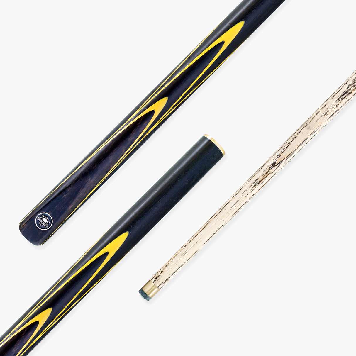 PRO147 Apollo 58 Inch 3/4 Jointed Hand Spliced Premium Snooker and Pool Cue and Case Set 9.5mm Tip