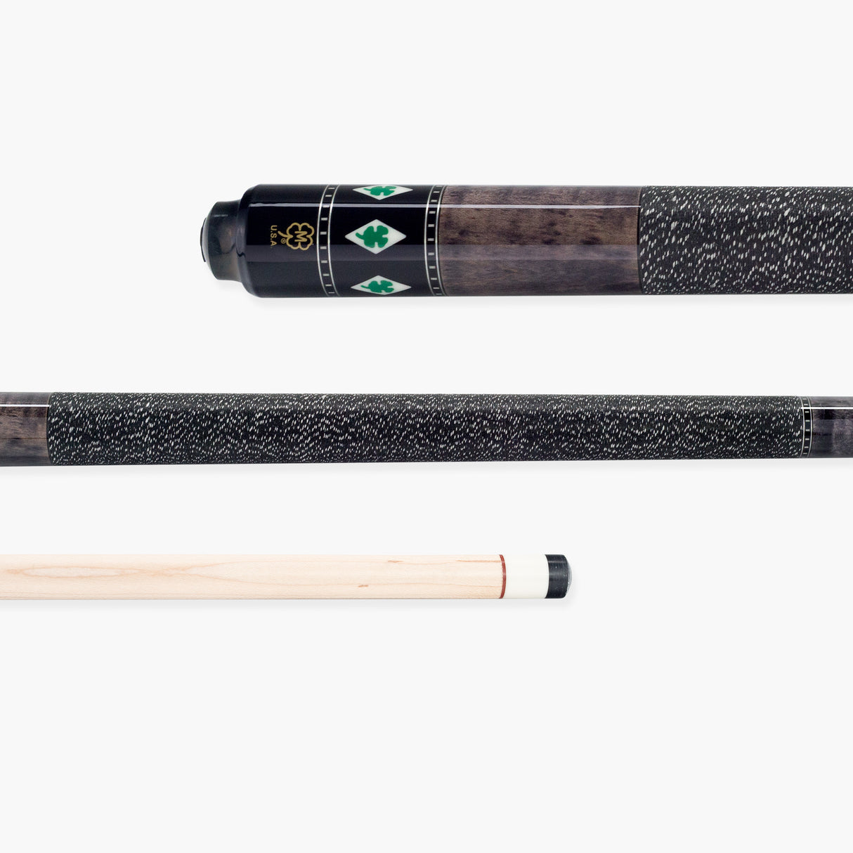 McDermott TITANIUM CLOVER Hand Crafted G-Series American Pool Cue 13mm tip – G332