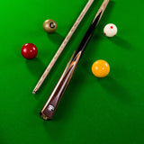 Jonny 8 Ball CLASSIC TIGER 2 Piece Centre Joint Snooker and English Pool Cue 9mm Tip