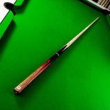 PRO147 Pearl Series Red Flash 3/4 Joint Cue with 9.5mm Layered Leather Tip PRO147