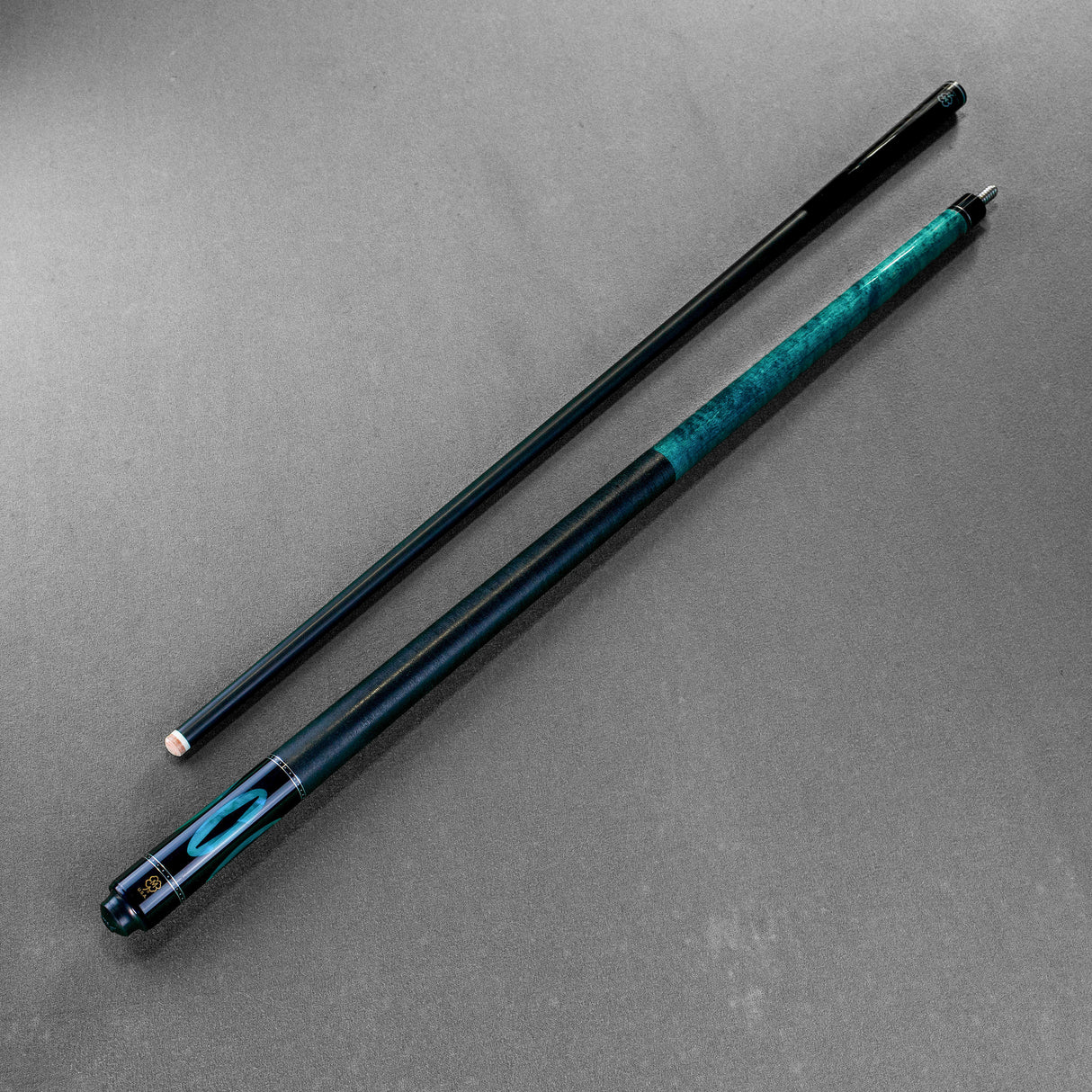 McDermott Defy Carbon Fiber Teal Pearl G-Series American Pool Cue 12.5mm tip – G213 - D12.5